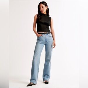 Abercrombie high rise 90s relaxed jean